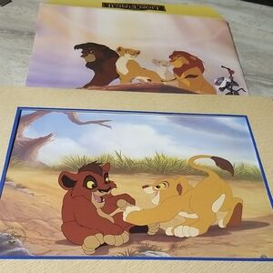 Disney store Lithograph The Lion king Simbas Pride